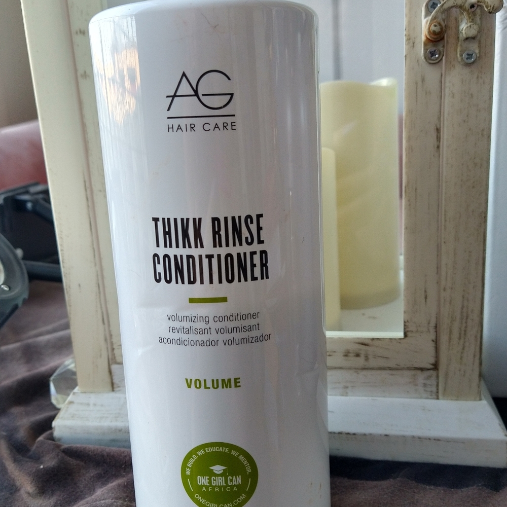 AG Hair Volume Think Rinse Conditioner 33.8 oz New! 💜☺️ Comes with free gift